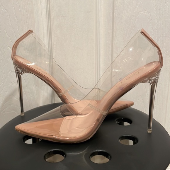 Clear Heels Size 10 - Picture 6 of 10